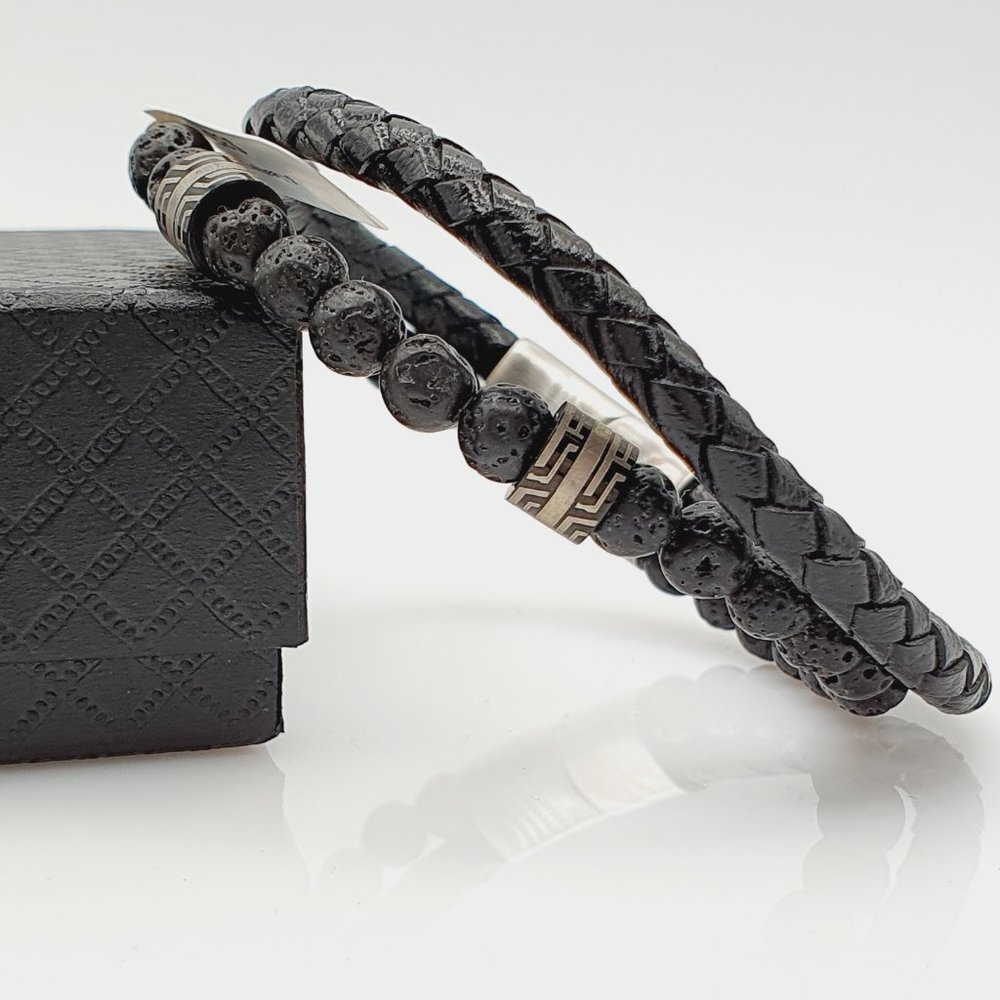 Beads & Leather Bracelets for men, MO112 - Picture 13 of 16